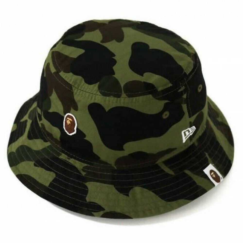 NEW Bape New Era 1st Camo Bucket Hat
